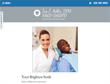 Tablet Screenshot of familydentistinmarlton.com